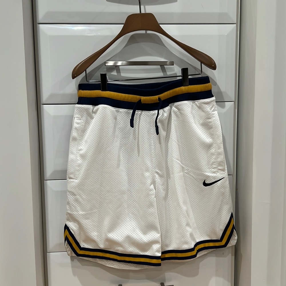 Nike jersey shorts- Michigan colors